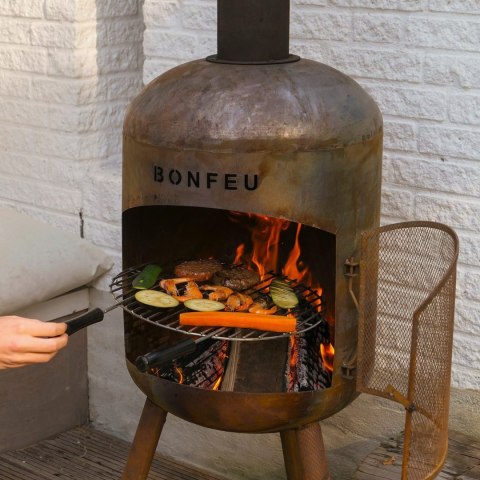 BONFEU KOMINEK OGRODOWY BONBONO CZARNY