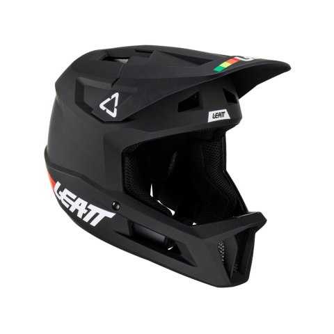 LEATT KASK ROWEROWY MTB GRAVITY 1.0 V23 HELMET BLACK KOLOR CZARNY ROZMIAR L (59-60 cm)