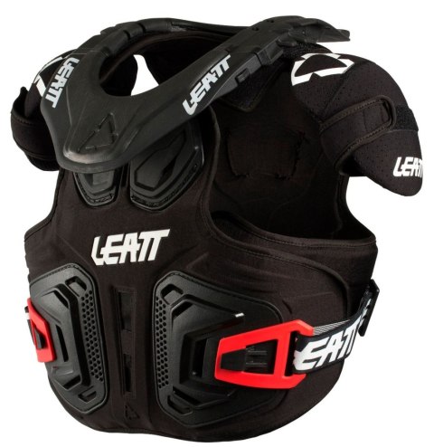 LEATT OSŁONA KLATKI PIERSIOWEJ Z OSŁONĄ SZYI/KARKU NECK BRACE FUSION VEST 2.0 JUNIOR (DZIECIĘCA) KOLOR CZARNY ROZMIAR L/XL (120)