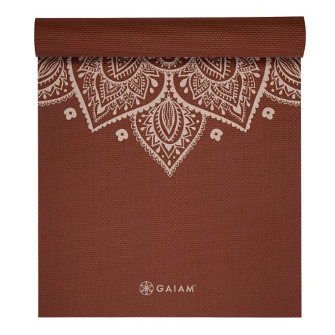 GAIAM MATA DO JOGI INTENSE RUST SUNDIAL FLOWER 5MM 65733