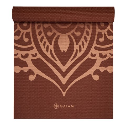 GAIAM MATA DO JOGI INTENSE RUST SUNDIAL LAYERS 5MM 65738