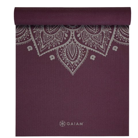 GAIAM MATA DO JOGI MIDNIGHT PLUM SUNDIAL FLOWER 5MM 65734