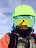 KASK NA NARTY I DESKĘ NEON SUMMIT YELLOW FLUO BLACK 2024