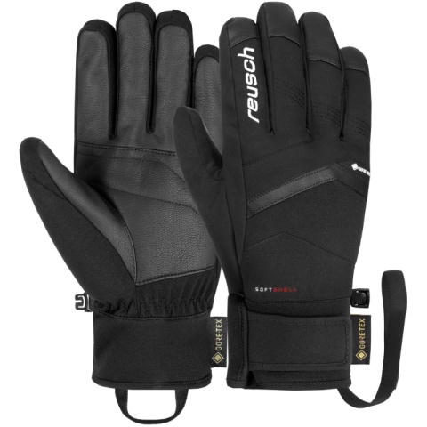 REUSCH MĘSKIE RĘKAWICE ZIMOWE BLASTER GORE-TEX BLACK/WHITE 9 L/XL