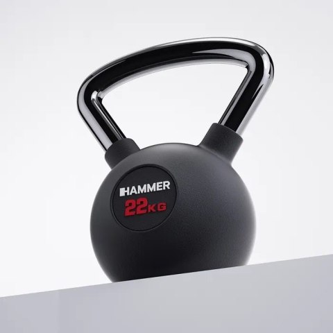 Kettlebell gumowany HAMMER PREMIUM 16 kg Kettlebell gumowany HAMMER PREMIUM 16 kg