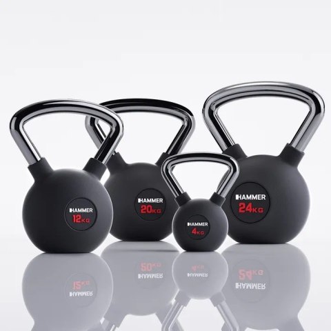 Kettlebell gumowany HAMMER PREMIUM 16 kg Kettlebell gumowany HAMMER PREMIUM 16 kg
