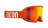 Gogle narciarskie NEON FORCE I Black Orange, Szkło: Red