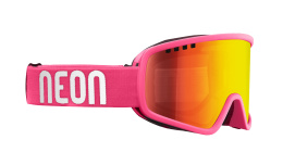 GOGLE NEON FORCE BLACK PINK SZKŁO RED