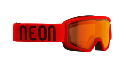 GOGLE NEON (KIDS) FROST RED SZKŁO ORANGE