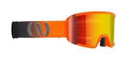 Gogle narciarskie NEON K2 I Black Orange, Szkło: Red