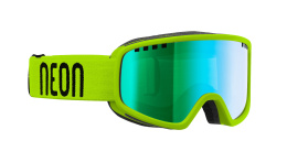 Gogle Narciarskie NEON JOLLY I Lime Black, Szyba: Green