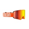 Gogle narciarskie NEON HYPE I Orange, Szyba Lustrzana Red (S2)