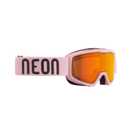 Gogle narciarskie NEON (KIDS) FROST I Light Pink, Szkło: Orange