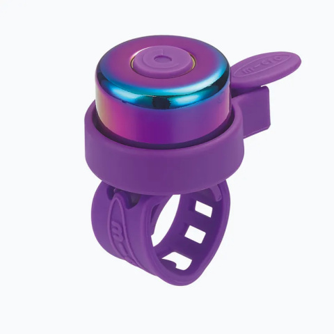 DZWONEK MICRO NA HULAJNOGĘ ROWEREK NEOCHROME FIOLET