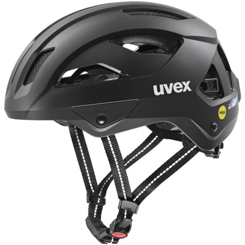 Kask rowerowy UVEX City stride MIPS Hiplok (czarny, 56-59)
