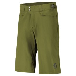 Spodenki SCOTT Shorts M`s Trail Flow w/pad fir green M