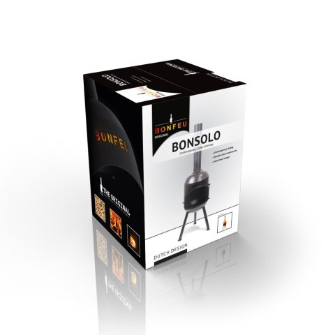 BONFEU KOMINEK OGRODOWY BONSOLO CZARNY