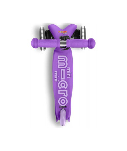 Hulajnoga dziecięca MINI Micro Deluxe świecące koła LED fioletowa