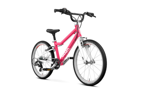 Rower dziecięcy woom GO 4 | różowy (hot pink), rozmiar 20"