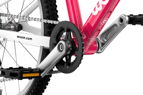 Rower dziecięcy woom GO 4 | różowy (hot pink), rozmiar 20"
