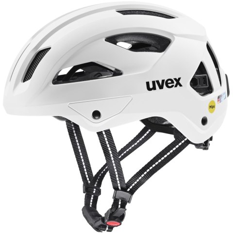 Kask rowerowy UVEX City stride MIPS Hiplok (biały, L/59-62)