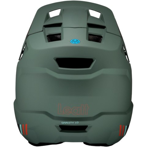 Kask rowerowy LEATT MTB Gravity 1.0 V25 Helmet (turkusowy, M)