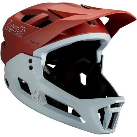 Kask rowerowy LEATT MTB Enduro 2.0 V25 Helmet (czerwono-szary, M/55-59)