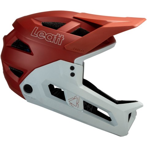 Kask rowerowy LEATT MTB Enduro 2.0 V25 Helmet (czerwono-szary, M/55-59)