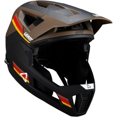 Kask rowerowy LEATT MTB Enduro 4.0 V25 Helmet (brązowy, S/51-55)