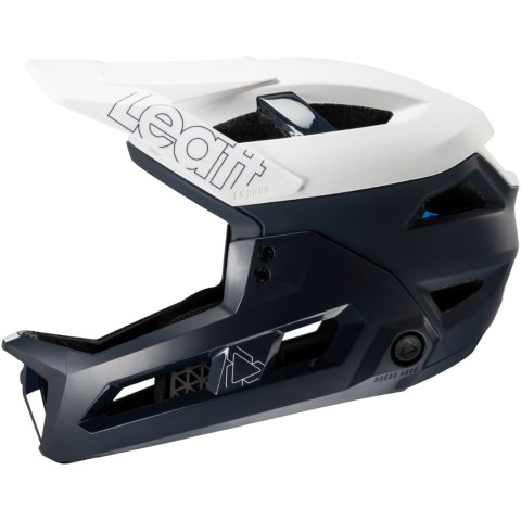 Kask rowerowy LEATT MTB Enduro 3.0 V25 Helmet (biało-czarny, L/59-63)