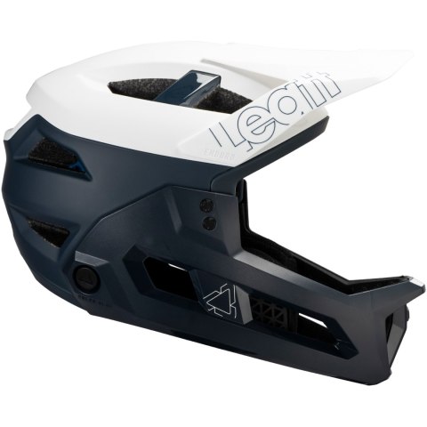 Kask rowerowy LEATT MTB Enduro 3.0 V25 Helmet (biało-czarny, L/59-63)
