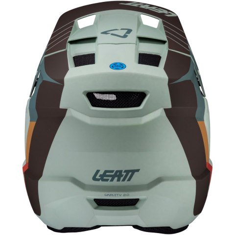 Kask rowerowy LEATT MTB Gravity 2.0 V25 Helmet (niebieski, S/55-56)