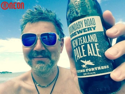 NEON Okulary przeciwsłoneczne Board prezroczyste, szkła niebieskie