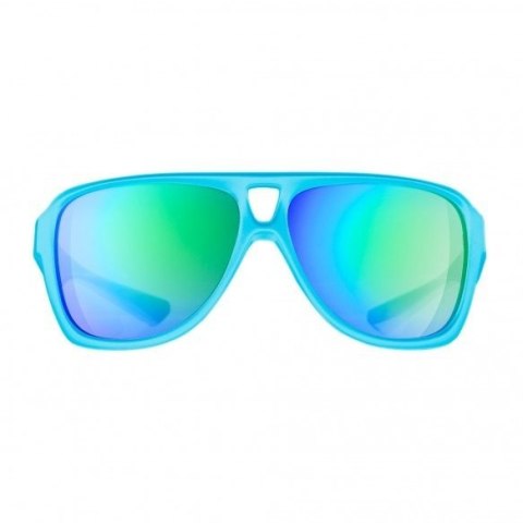 NEON Okulary przeciwsłoneczne Board cyjanowe, szkła niebieskie