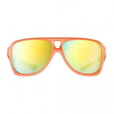 NEON Okulary przeciwsłoneczne Board pomarańczowe szkła złote