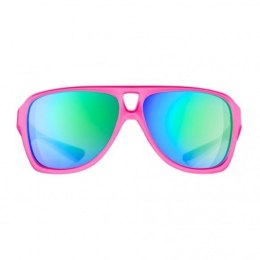 NEON Okulary przeciwsłoneczne Board różowe, szkła zielone