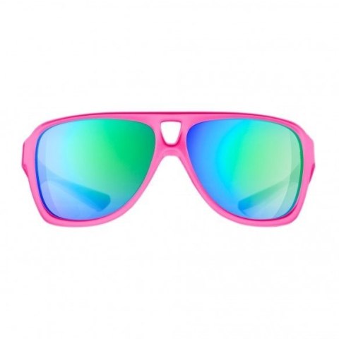 NEON Okulary przeciwsłoneczne Board różowe, szkła zielone