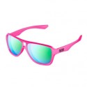 NEON Okulary przeciwsłoneczne Board różowe, szkła zielone