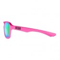 NEON Okulary przeciwsłoneczne Board różowe, szkła zielone