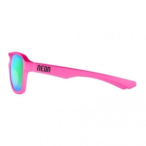 NEON Okulary przeciwsłoneczne Board różowe, szkła zielone