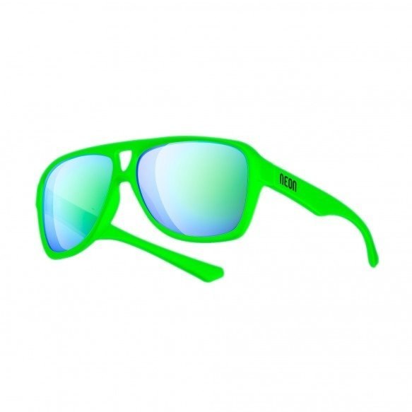 Okulary NEON Board green fluo (lens: green cat.3)