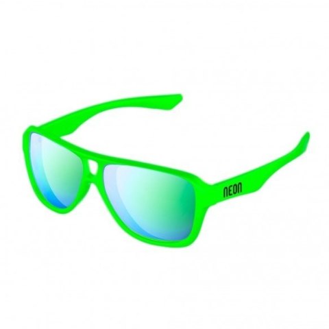 NEON Okulary przeciwsłoneczne Board zielone, szkła zielone