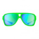NEON Okulary przeciwsłoneczne Board zielone, szkła zielone