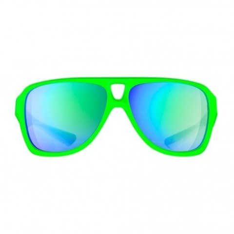 NEON Okulary przeciwsłoneczne Board zielone, szkła zielone
