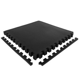 VIRTUFIT MATA PUZZLE FITNESS 120X120 CM CZARNA
