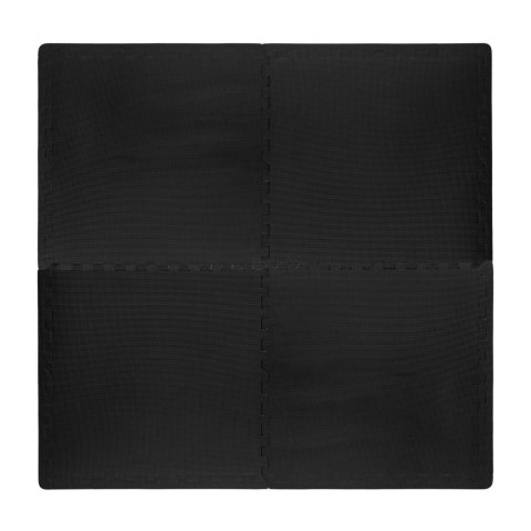 VIRTUFIT MATA PUZZLE FITNESS 120X120 CM CZARNA