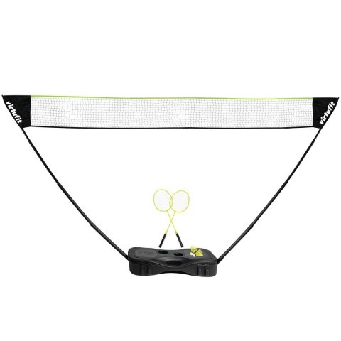VIRTUFIT ZESTAW 2-W-1 PRZENOŚNY ZESTAW DO BADMINTONA I TENISA - W ZESTAWIE WALIZKA I RAKIETKI