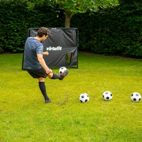 VIRTUFIT BRAMKA PIŁKARSKA PRO Z MATĄ DO STRZELANIA - 170 X 110 CM
