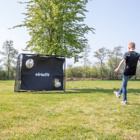 VIRTUFIT BRAMKA PIŁKARSKA PRO Z MATĄ DO STRZELANIA - 220 X 170 CM