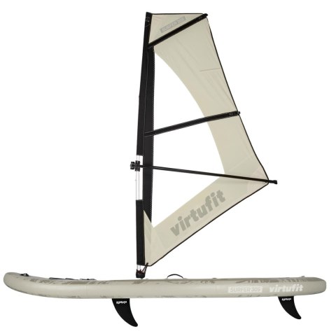 VIRTUFIT DESKA SUP SURFER 305 - PIASKOWY BEŻ - Z OSŁONĄ PRZECIWWATROWĄ I AKCESORIAMI